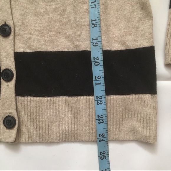 Gap cotton striped button front knit cardigan - Picture 4 of 7